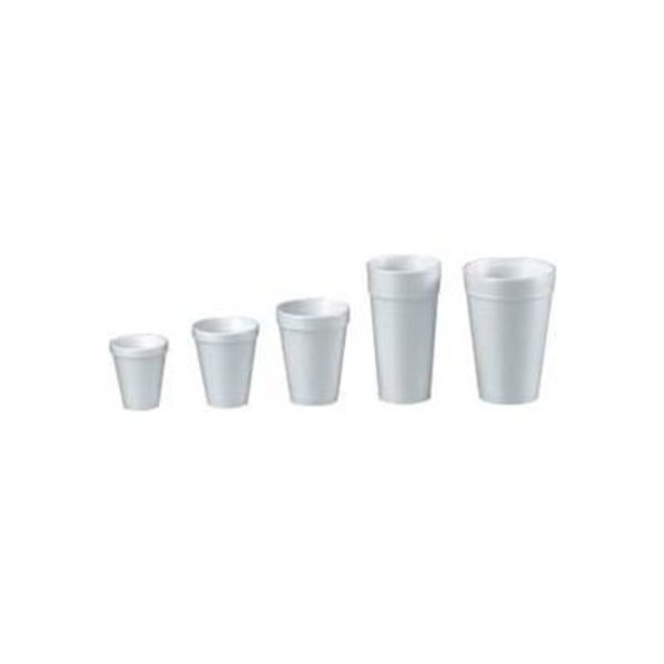 Lagasse Dart® Foam Cups, Hot/Cold, 10 oz., White, 1000 ct DCC 10J10